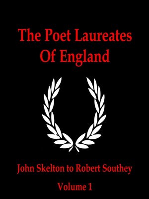 cover image of The Poet Laureates, Volume 1